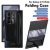 For Samsung Galaxy Z TriFold Phone Case, with Tempered Glass, Integrated Stand, with Pen and Pen Slot, Fingerprint-resistant