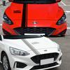Naklejki na maskę samochodu Pokrywa WRC Tuning Akcesoria samochodowe Do Ford Focus VW Cruze Renault Toyota Nissan Pasek Maskownica Maski Winylowe Naklejki