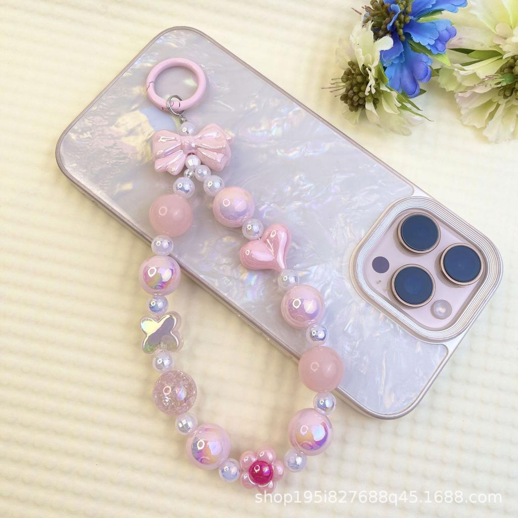 Flocking Wizard Cute Grain Mobile Phone Chain Keychain Bag Doll Pendant Accessories