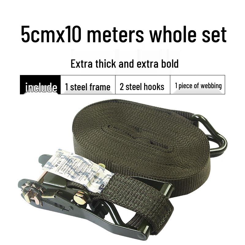 Heavy Duty Truck Cargo Tie-Down Ratchet Straps
