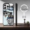 R-Renaissance art Painting For Magsafe Phone Case for iPhone 17 16 15 14 13 12 11 Series Wireless Charging