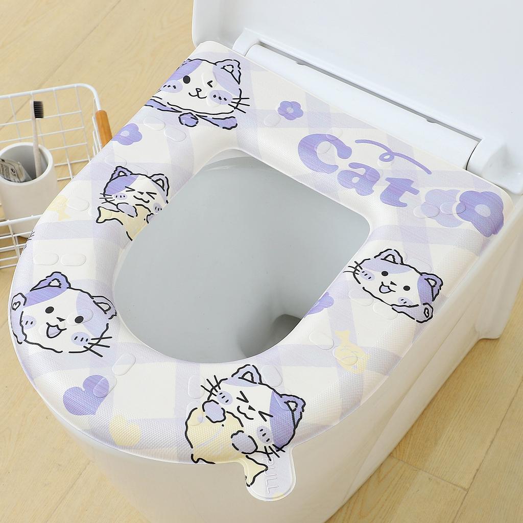 Eva Toilet Seat Cover Mat Summer Soft Washable Closestool Mat Seat Case Toilet Lid Pad Cover Bathroom dropshipping