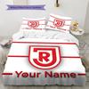Ssv Jahn Regensburg Custom Name Pattern Bedding Quilt Set Quilt Cover Pillowcase Home Birthday Gift(1 * Duvet Cover + 2 * Pillowcase, Without Core)