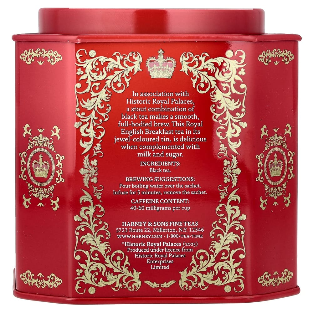 Harney & Sons Royal English Breakfast Black Tea, 30 Tea Bags, 2.67 oz (75 g)