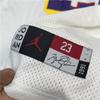 Men's Air Jordan SS22 DNA Colorblock Numeric Printing Mesh Breathable Short Sleeve White T-Shirt DJ6387-100