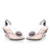 Women's Floral Transparent Sandals With Wedge Heel Sweet Style