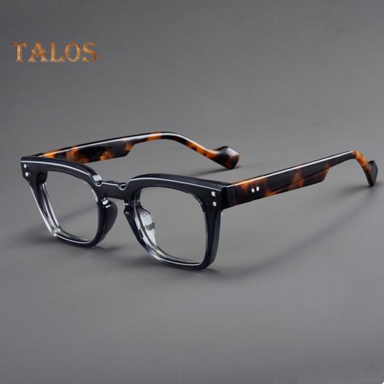 Retro Large Frame Glasses Clear Lens Non-Prescription Nerd Eyeglasses Cosplay Costume Fake Eyewear for Men Women