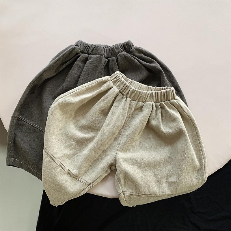 Boys and Girls Pants Loose Casual Wide Leg Harem Pants Baby Korean Stylish Outerwear Pants