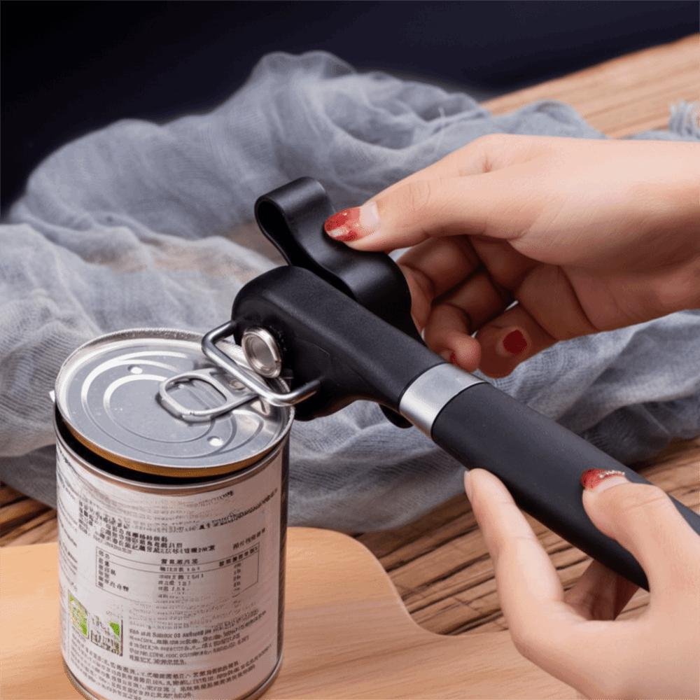 Easy Grip Can Opener Effortless Handheld Jar Opener Rust-Resistant Bottle Opener  Home