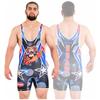 Mens Wrestling Singlet Compression Athletic Bodysuit MMA Boxing Triathlon Powerlifting Gym Fitness