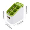Utensil Holder Cutlery Drainer Chopstick Storage Holder Knife Fork Drain Box Tableware Storage Holder Spoons Organizer Rack