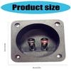 2 Way DIY Home Stereoes Speaker Binding Post Terminals Cup Connectors for Professional Sound Systems and Subwoofers