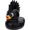Pato de Resina Negro, 3.54 Pulgadas de Altura Pato de Roca Juguete de Baño Pato Divertido Pato Oscuro de Resina Pato Coleccionable Regalo para Niños Adultos Decoración