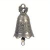 5Pcs Retro Antique Bell Mini Sculpture Pray Buddha Bell Shui Feng Bell Pendant for Home Table Decoration