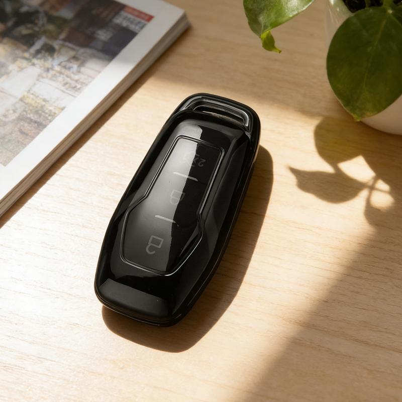 Transparent Black Tpu Fit For Ford Mustang Edge Explorer Fusion Mondeo Kuka Smart Auto Key Fob Cover Case 3 4 Button Mount Auto Accessories