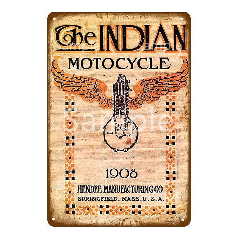 Retro Super Motor Metal Tin Signs Vintage Motorcycles Poster Motor Cycle Shop Plaque Pub Bar Garage Wall Decor 20x30cm YK144