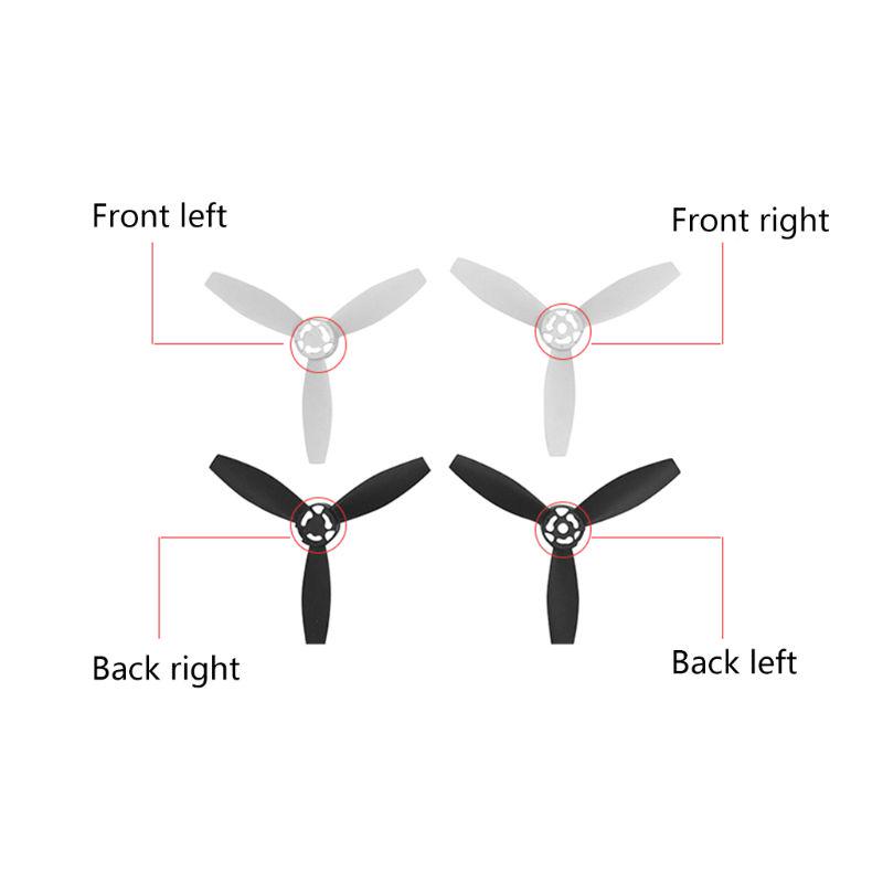 Propeller Blade for Parrot Bebop 2 Drone/fpv 2.0 Aircraft Remote Helicopter Propeller Control Drone Spare Part