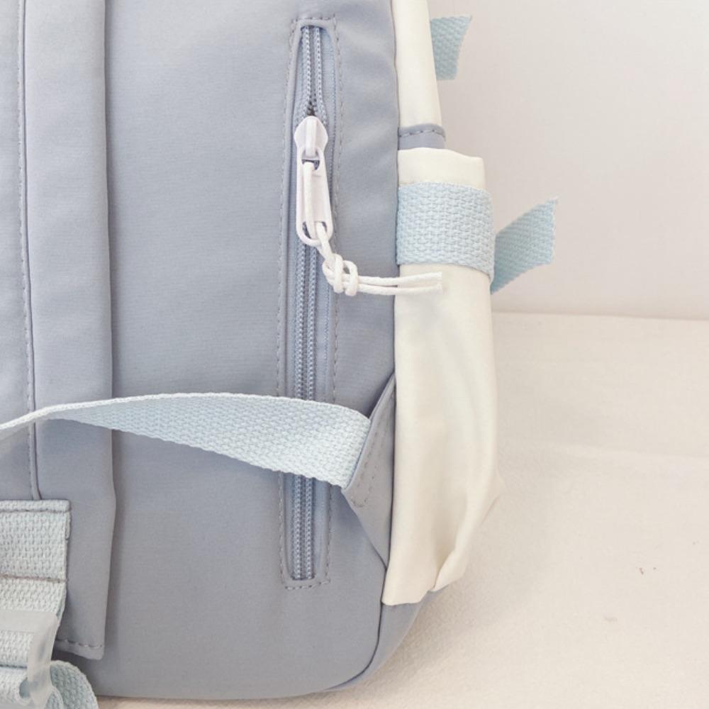 Harajuku Large Capacity Backpack College Style School Bag Waterproof Canvas Schoolbag  Student