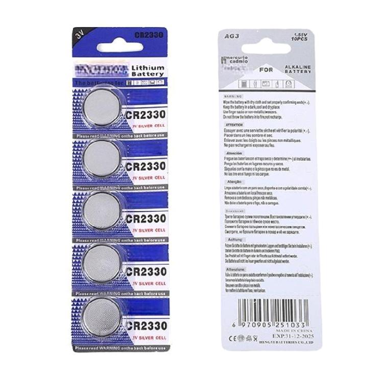 Pack of 5/10/15/20/25/30pcs CR2330 Button Cell Battery for Automotive Remote
