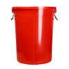 Heavy-Duty Red Plastic Storage Bucket