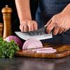 Professional Kitchen Boning Knife Stainless Steel Hammered Forged Knife Butcher Knife Meat Eating Knife BBQ Knives Wooden Handle