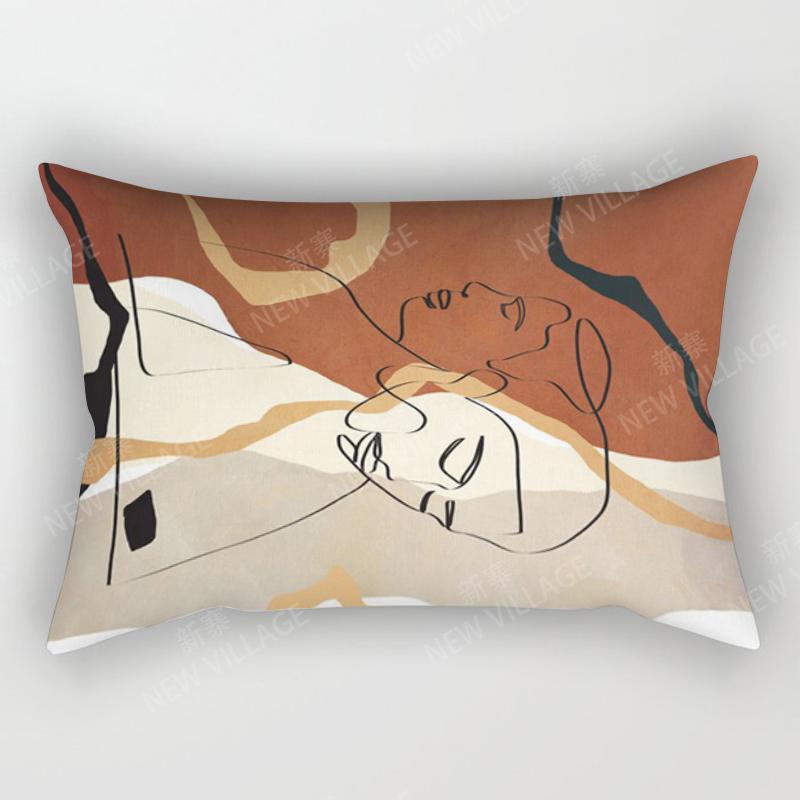 Nordic fall home decor 30*50 throw pillow cover sofa modern abstract geometric boho living room Cushion cover 50x70 30x50 40x60