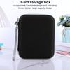 Estojo para Cartões com Zíper 80 Bolsos Porta-Cartões Binder Macio para Cartões Pasta Portátil Estojo para Cartões de Audiolivro para Cartões Yoto