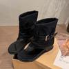 Mode Zehensandalen Plateau Damen Sandale Mode Damenschuhe 2025 Schnalle Erhöhend Korrigierend Mädchen Luxus Sommer Stiefel Flach
