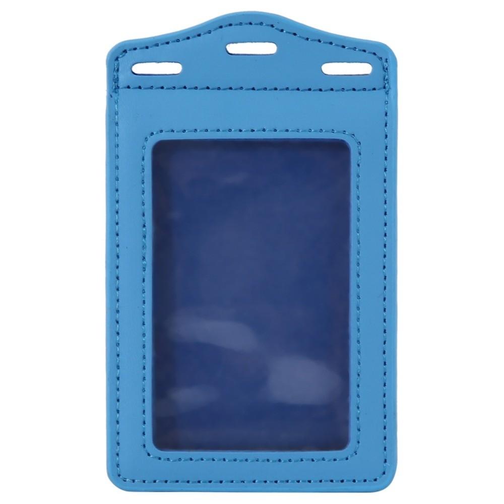 PU Leather Badge Holder Trifold Duty ID Card Holder for ID Name Card Business Name Tag Student ID Card