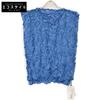 MeISSEYMIYAKE 23AW MI34-FR541 Blue Meringue Sleeveless Tops Tops F blueUsed