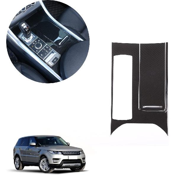 ABS Carbon Fiber Style Plastic Center Console Panel Cover Frame Trim 3pcs for Land Rover Range Rover Sport 2014-2017 Left Hand Drive Accessories