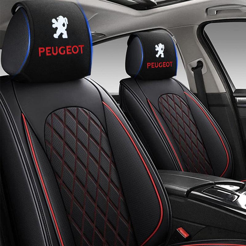 Car Seat Back Headrest Pillow Storage Bag Dustproof Cover For Peugeot 308 408 508 RCZ 208 3008 2008 206 207 108 406 407 408 206 207 208 306 307