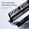 Biaz 24-Gear 48-Port 19-Inch 1U Engineering-Grade Metal Cable Management Rack