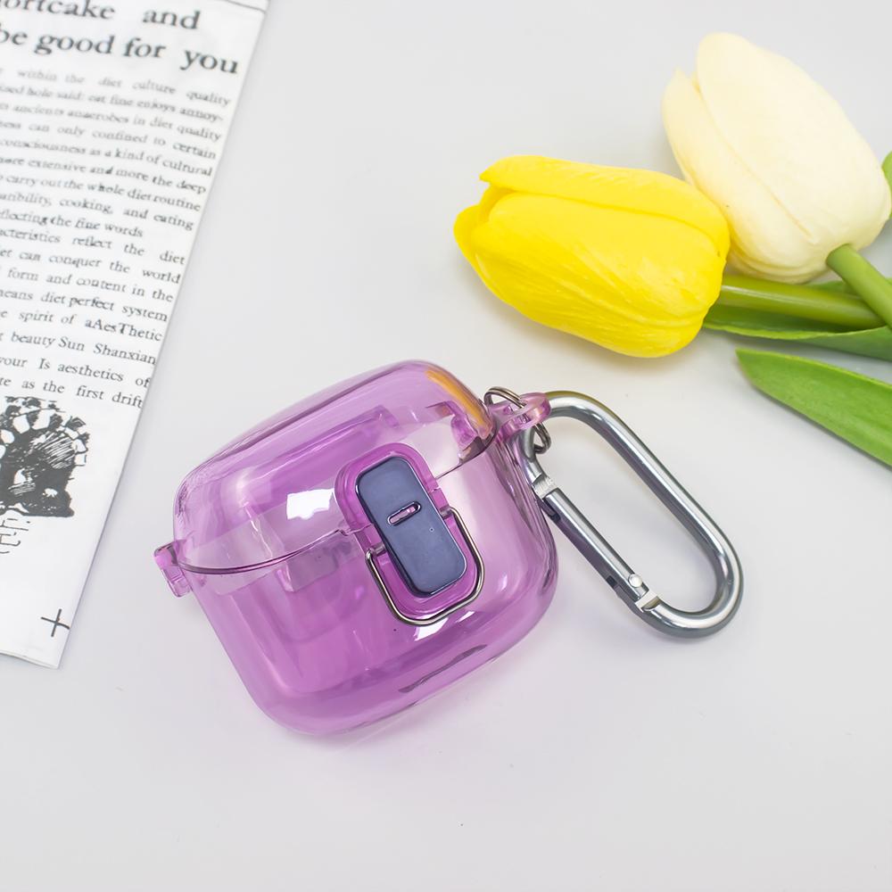 Protective Cover Shockproof Hard PC Shell Clear Case Cover Earbuds Skin Cover Anti-drop for JBL Tune Flex 2025 Wireless Earbuds