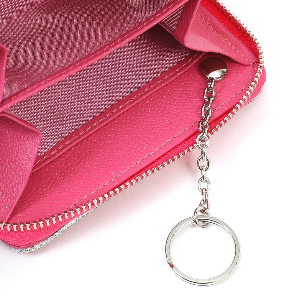 Glitter Bifold Wallet ZH0465 Rose 74741 [Kitamura] Women's [Red]