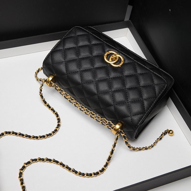 

Маленькая сумочка Fragrant Wind Diamond Chain Handbag Fashion Shoulder Crossbody Bag Маленькая квадратная сумка