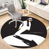 1PC Michael Joseph Jackson Office Round Area Rug, Indoor Mat Suitable For Office, Under Office Chairs Bedroom Living Room Home Decor, Room Deco110