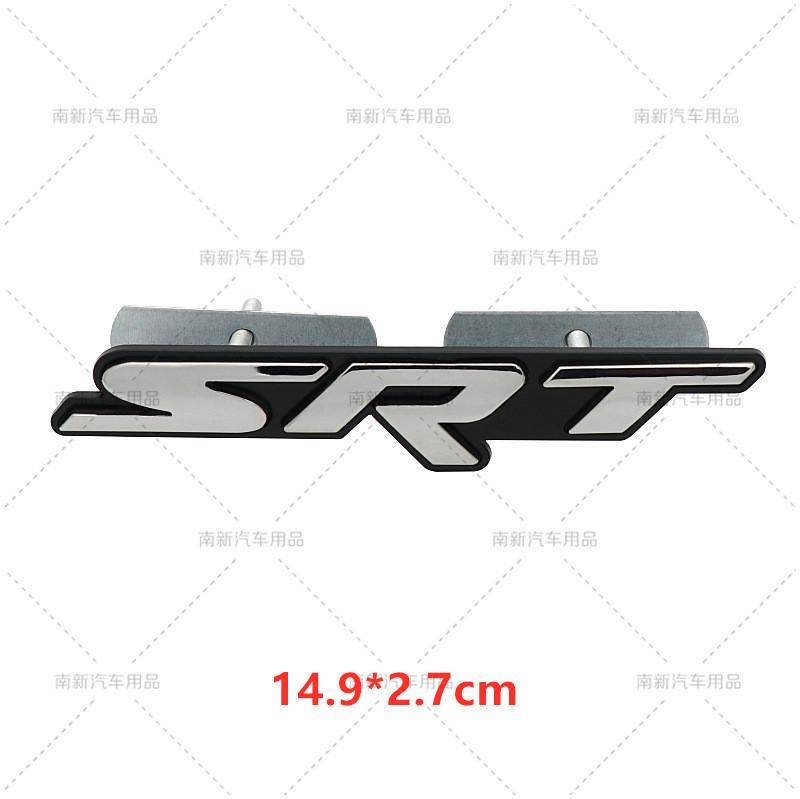 Metal 3D Car Rear Trunk Stickers For Charger Srt Emblem Badge Sxt Challenger Durango Viper Caliber Grill Emblem Badge Decoration
