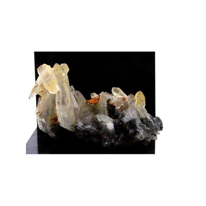 Pierres et Minéraux. Quartz + Siderite. 596.0 ct. Glacier de Sarenne, L'Alpe d'Huez, France.