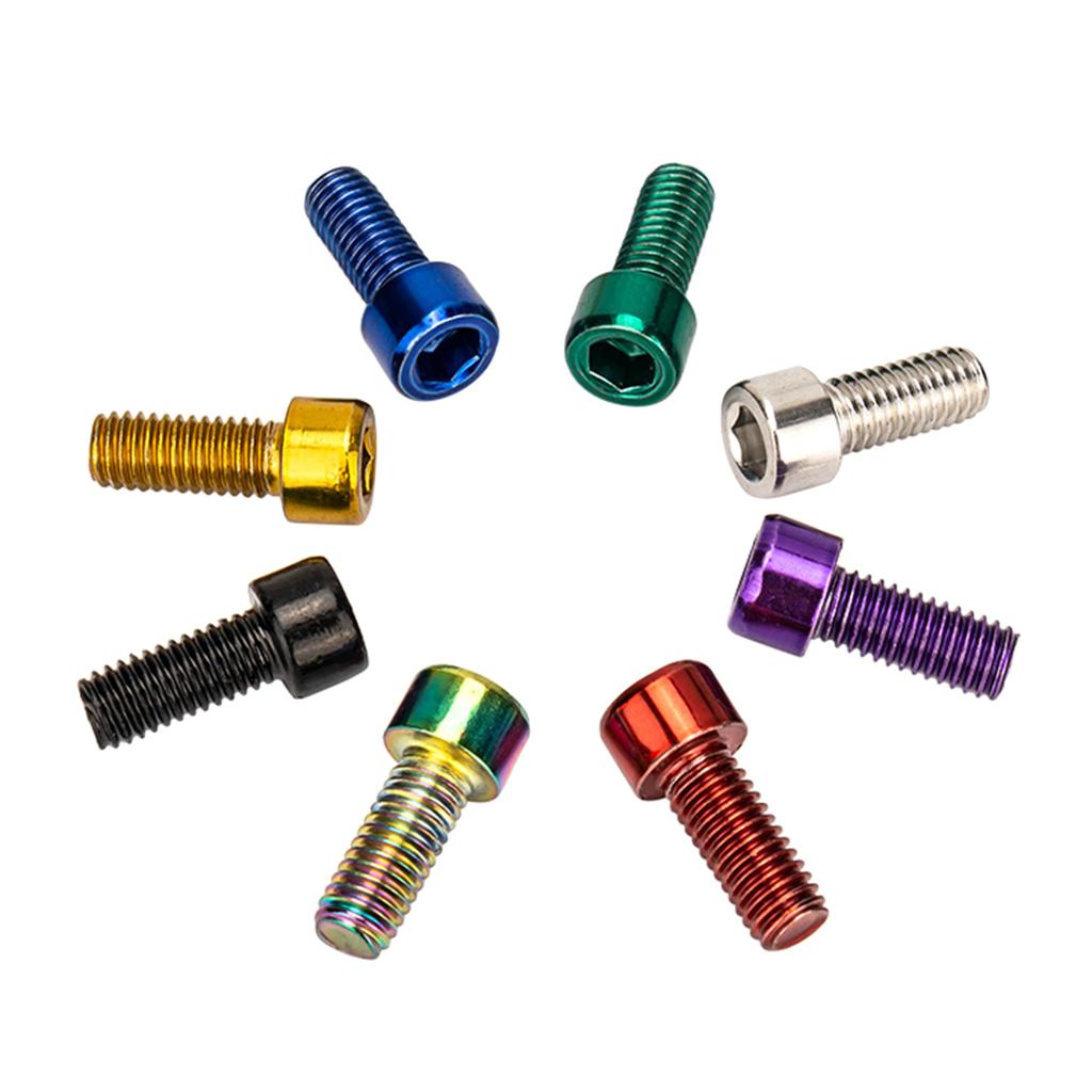 4 ks šroubů na košíky na lahve na vodu pro jízdní kola, 5x12mm nerezové šrouby s šestihrannou hlavou, šrouby, šrouby na košíky na lahve, šrouby na držák