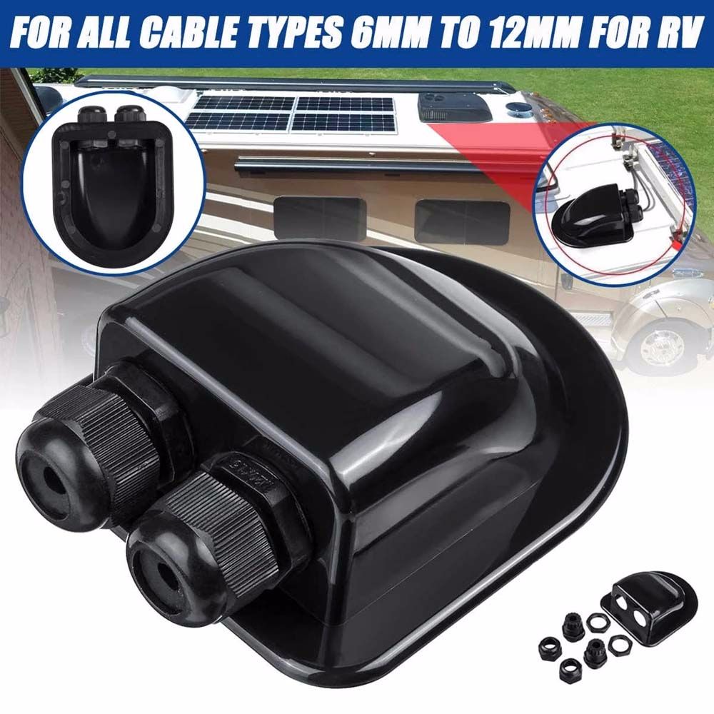 

Solar Panel Cable Roof Wire Entry Gland Box Junction Box Solar Panel Entry Gland Box Double Wire