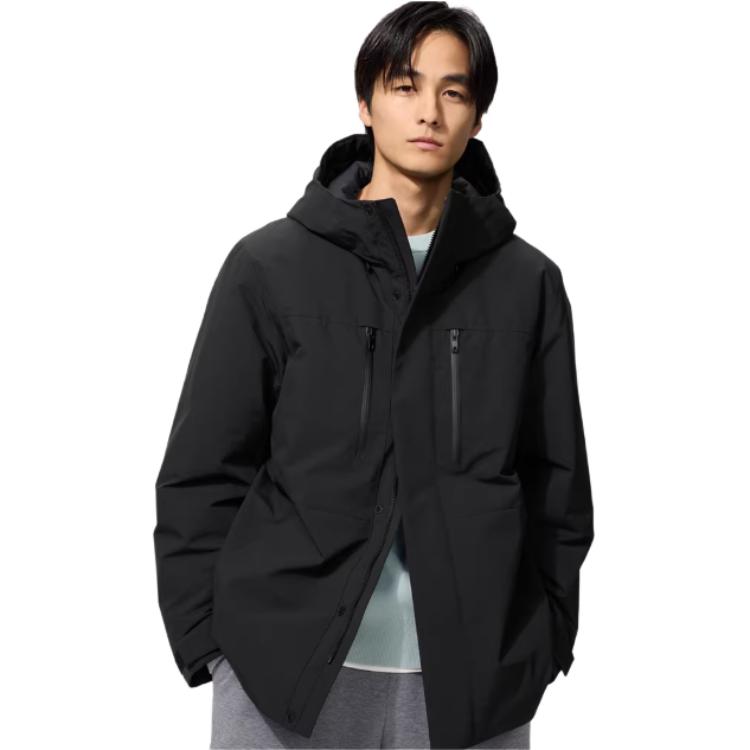 UNIQLO Warm Series Hooded Multi-Pocket Solid