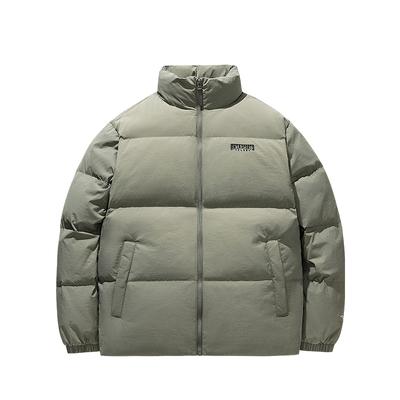Életstílus Sorozat Sport Retro Laza Betű Sokoldalú Állógalléros Alkalmi Meleg Pehelykabát Férfi Külsőruházat 152548901N-4