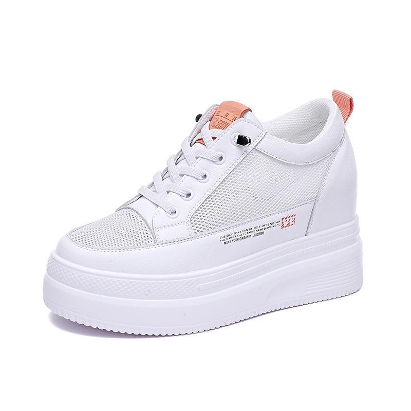 Trend Inner Heightening Women's Shoes Spring and Summer New Versatile Thick-soled Heightening Casual Sports Shoes Women