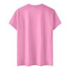 Fashion Round Neck Raglan Short Sleeve Workwear Printed Tops Ladies Summer Tops