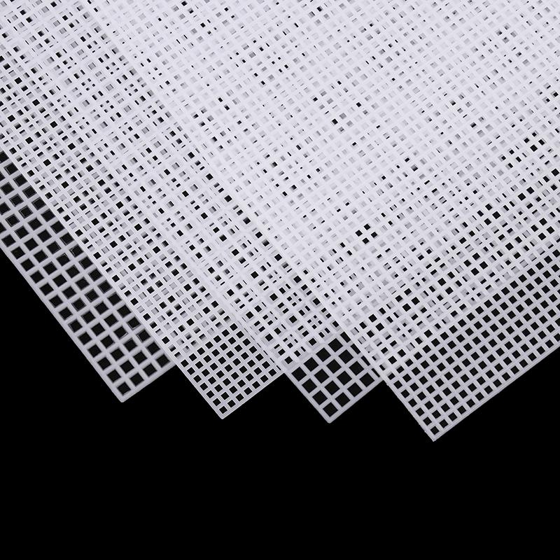 Handcraft Latch Hook Bags Made Plastic Grid Hook Crafts Accessory Plastic Mesh Cloth For Bag Rug Thread Hook Craft Supplies