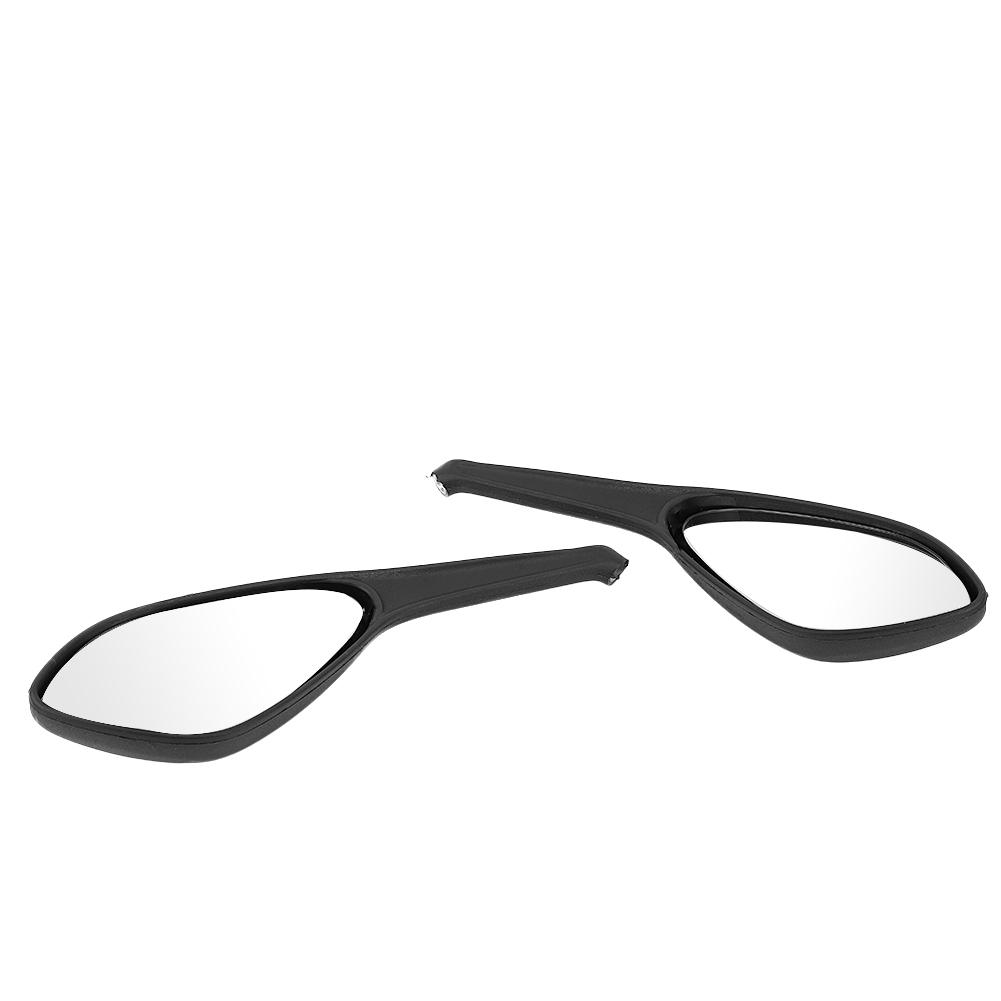 Motorcycle Mirrors, 2PCS ABS with Joint for Clr Wide Fit for 696 795 796 1100