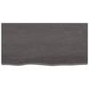 VidaXL Bathroom Countertop Dark Grey 80x40x2 Cm Treated Wood 3156212