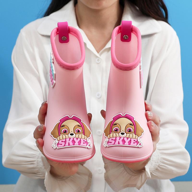 Paw Patrol Children's Rain Boots Non-Slip for Toddlers and Girls, Waterproof Shoes for Kids and Students