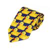 Funny Yellow Duck Printed Necktie Imitation Silk Cosplay Business Suit Ties Neckwear Show